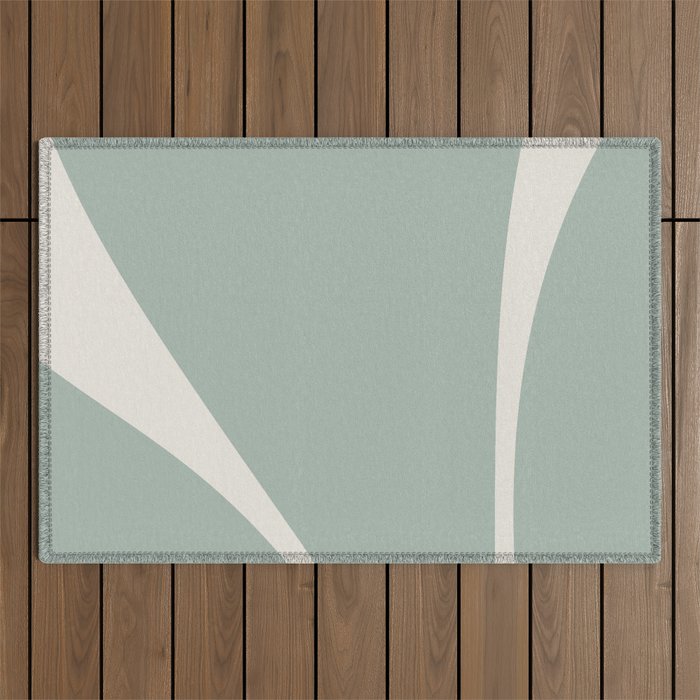 Minimalist Plant Abstract XXIII Outdoor Rug Gallery Image 1