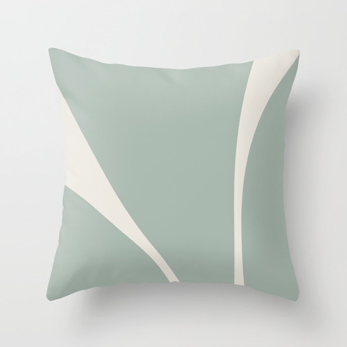 Minimalist Plant Abstract XXIII Throw Pillow Gallery Image 1