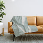 Minimalist Plant Abstract XXIII Throw Blanket Gallery Image 1