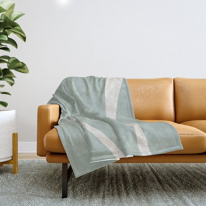 Minimalist Plant Abstract XXIII Throw Blanket Gallery Image 1