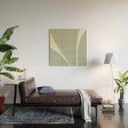 Minimalist Plant Abstract XXIII Wood Wall Art Gallery Image 2