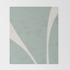 Minimalist Plant Abstract XXIII Throw Blanket Gallery Image 2