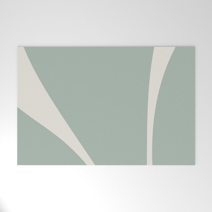 Minimalist Plant Abstract XXIII Welcome Mat Gallery Image 1