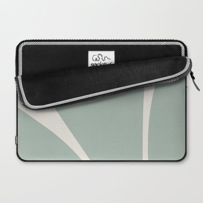 Minimalist Plant Abstract XXIII Laptop Sleeve Gallery Image 2