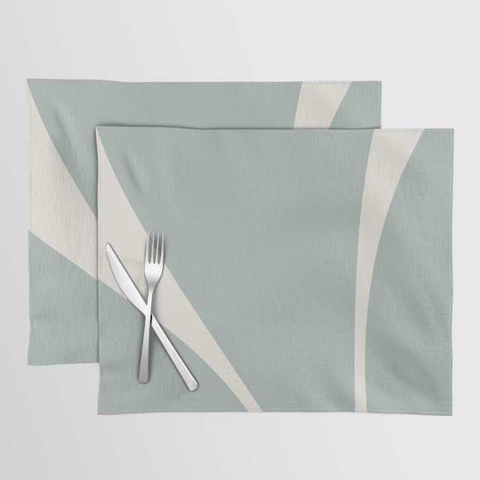 Minimalist Plant Abstract XXIII Placemat Gallery Image 1