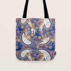 Leopard Cubs Starry Night Tote Bag Gallery Image 1