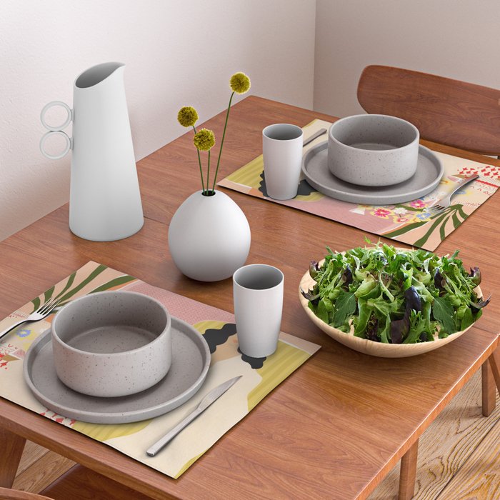 Vase of Flowers Placemat Gallery Image 2