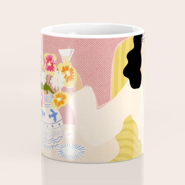Vase of Flowers Coffee Mug Gallery Image 4