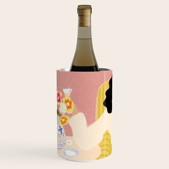 Vase of Flowers Wine Chiller Gallery Image 1