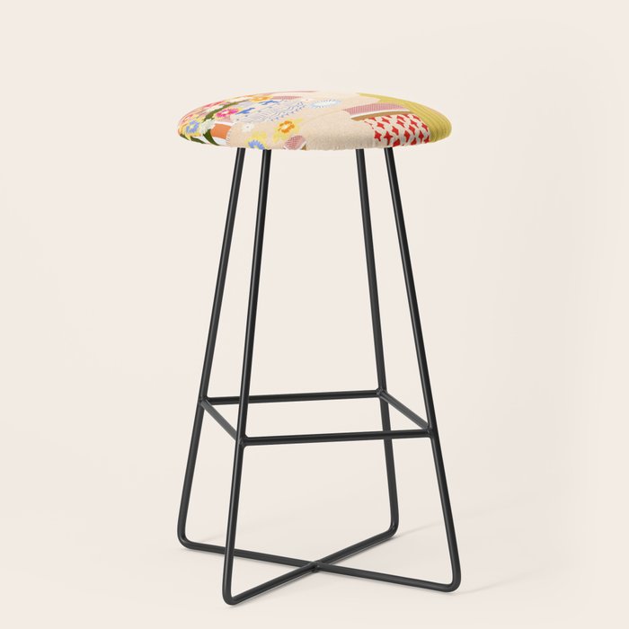 Vase of Flowers Stool Gallery Image 1