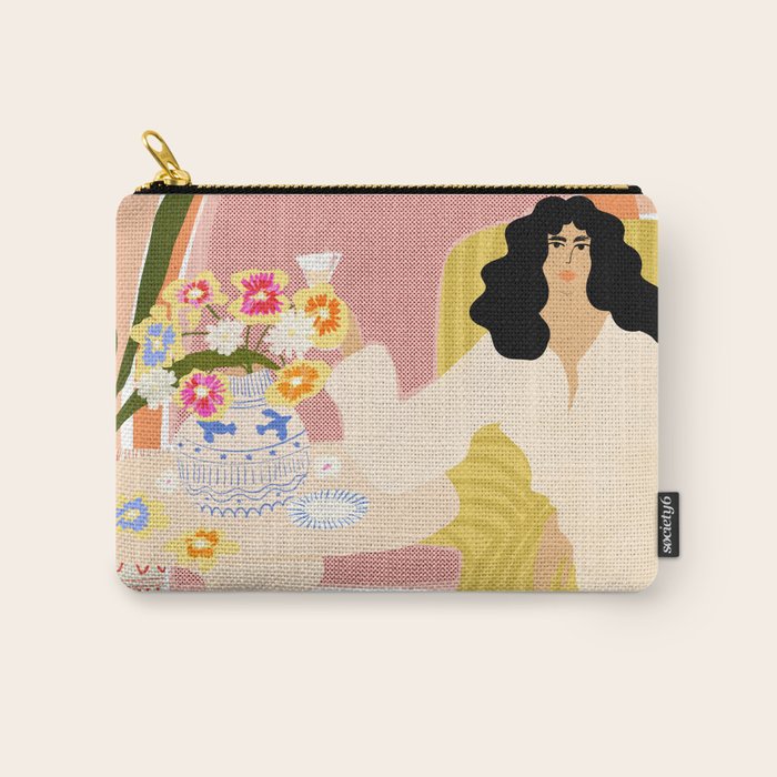 Vase of Flowers Carry All Pouch Gallery Image 1