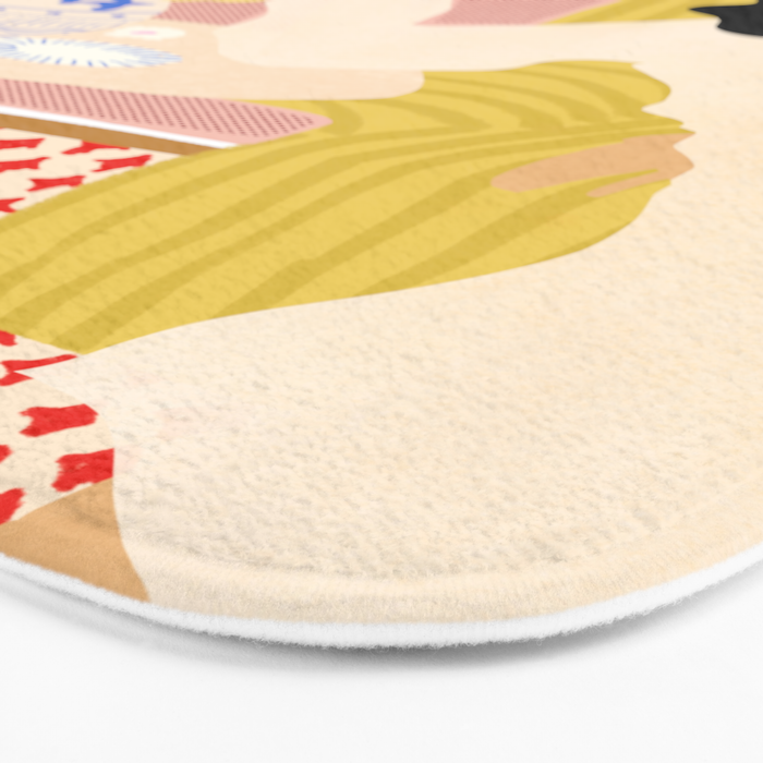 Vase of Flowers Bath Mat Gallery Image 3