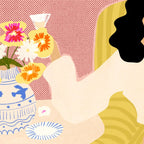 Vase of Flowers Coffee Mug Gallery Image 2