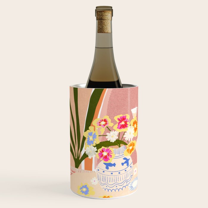 Vase of Flowers Wine Chiller Gallery Image 2