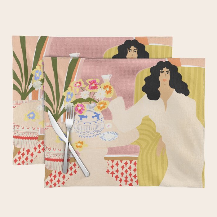 Vase of Flowers Placemat Gallery Image 1