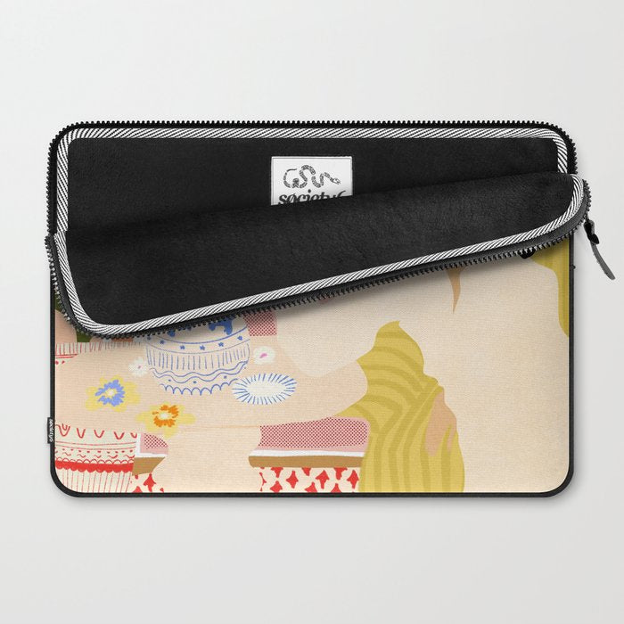 Vase of Flowers Laptop Sleeve Gallery Image 2