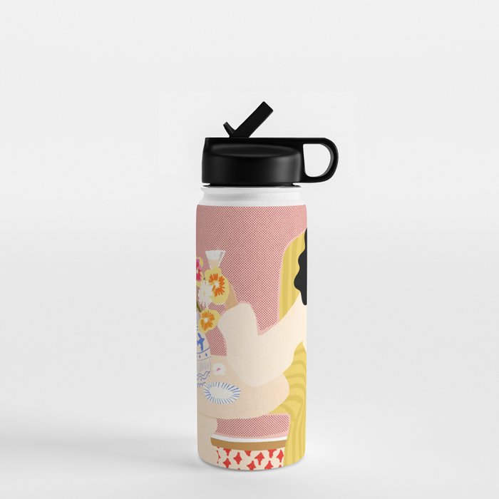 Vase of Flowers Water Bottle Gallery Image 1