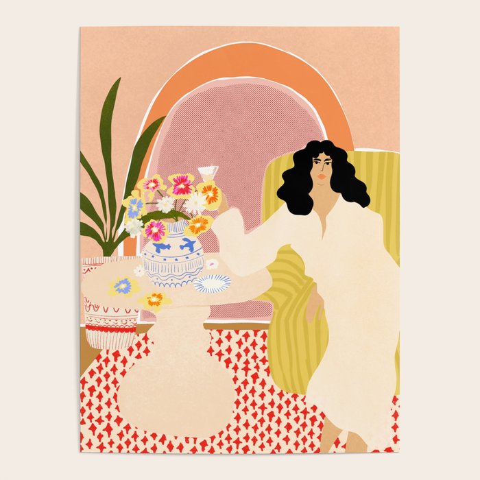 Vase of Flowers Poster Gallery Image 4