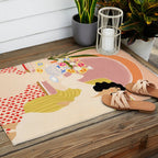 Vase of Flowers Outdoor Rug Gallery Image 2
