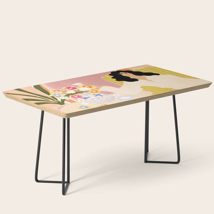 Vase of Flowers Coffee Table Gallery Image 1