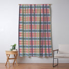 Pastel Tartan Delight Window Curtain Gallery Image 5