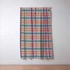 Pastel Tartan Delight Window Curtain Gallery Image 3