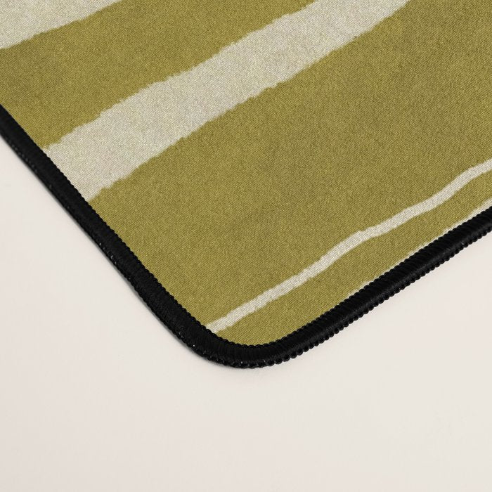 Scratchy Blocks - Yellow Chartreuse Desk Mat Gallery Image 4