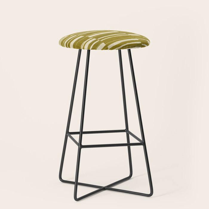 Scratchy Blocks - Yellow Chartreuse Stool Gallery Image 1
