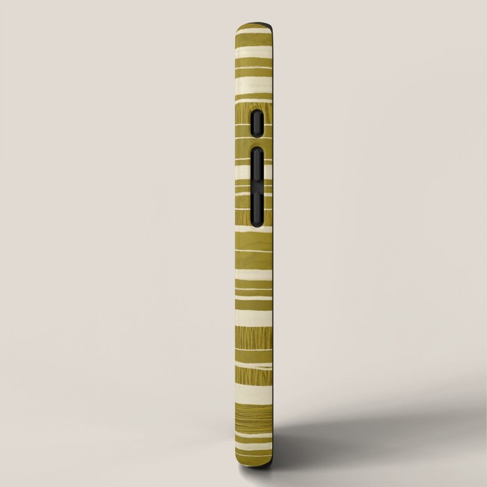 Scratchy Blocks - Yellow Chartreuse iPhone Case Gallery Image 2