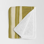 Scratchy Blocks - Yellow Chartreuse Throw Blanket Gallery Image 3