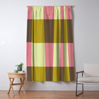 Retro Candy Stripe Pattern Window Curtain Gallery Image 5
