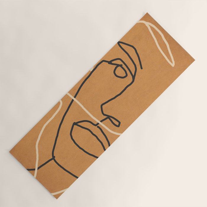 Abstract Face 6 Yoga Mat Gallery Image 1