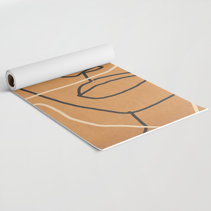 Abstract Face 6 Yoga Mat Gallery Image 2