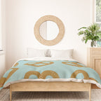 Pretzel Pattern - Mint Duvet Cover Gallery Image 3