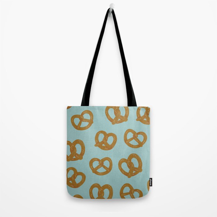 Pretzel Pattern - Mint Tote Bag Gallery Image 2