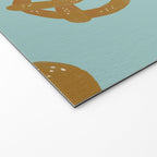 Pretzel Pattern - Mint Welcome Mat Gallery Image 2