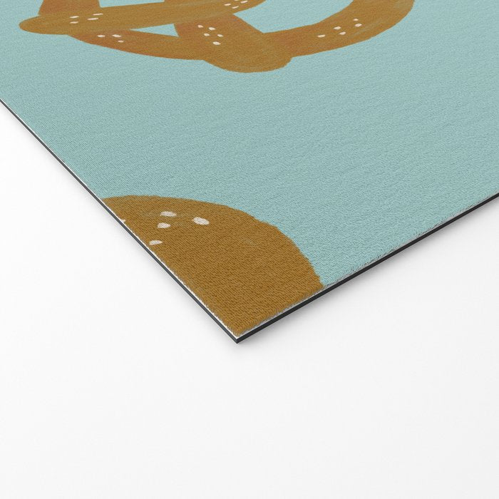 Pretzel Pattern - Mint Welcome Mat Gallery Image 2