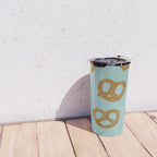 Pretzel Pattern - Mint Travel Mug Gallery Image 4
