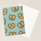 Pretzel Pattern - Mint Stationery Card Gallery Image 2