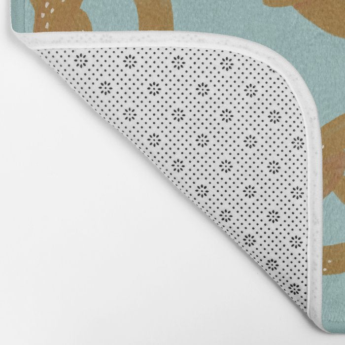 Pretzel Pattern - Mint Bath Mat Gallery Image 2