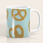 Pretzel Pattern - Mint Coffee Mug Gallery Image 1