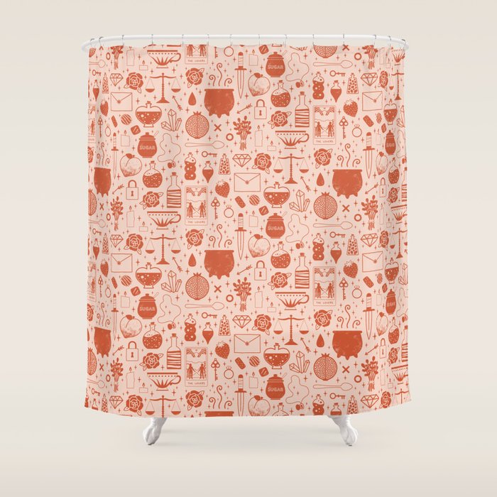 Love Potion: Valentine Shower Curtain Gallery Image 1