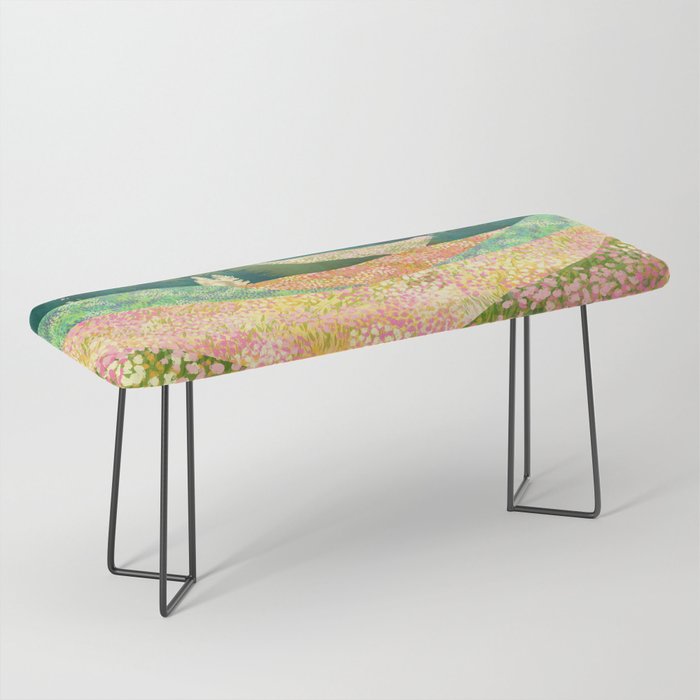 Spring Flower Vista Bench Gallery Image 1