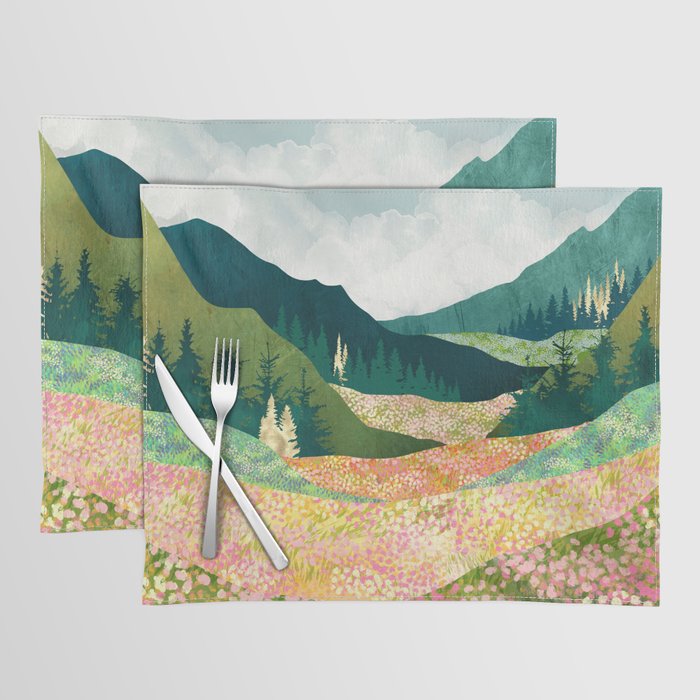 Spring Flower Vista Placemat Gallery Image 1