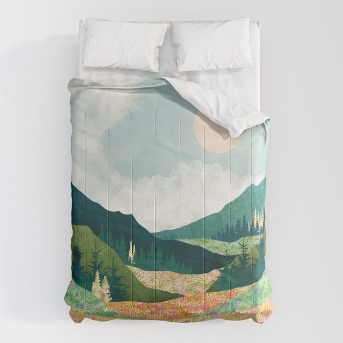 Spring Flower Vista Comforter Gallery Image 1