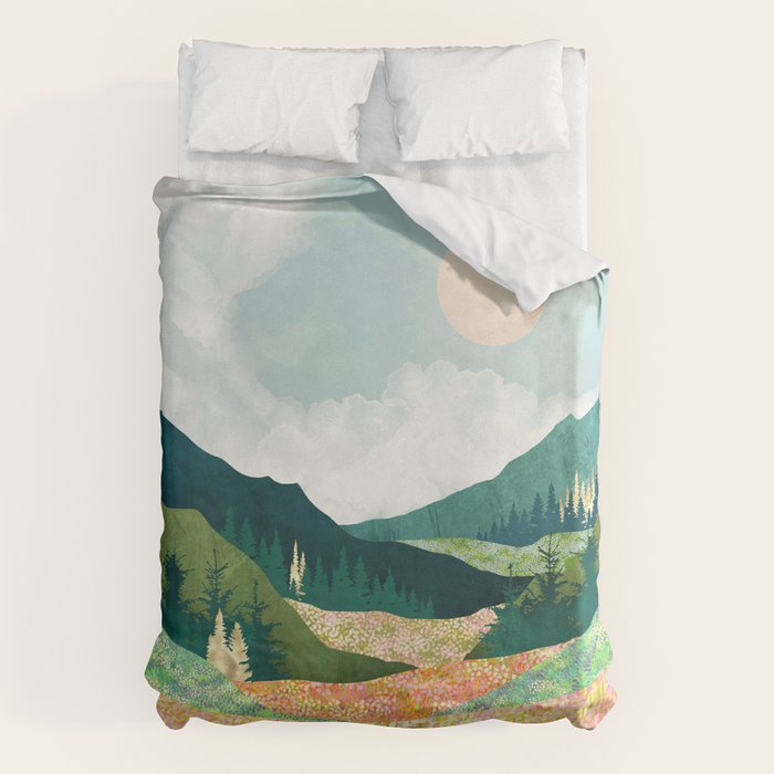 Spring Flower Vista Duvet Cover Gallery Image 6