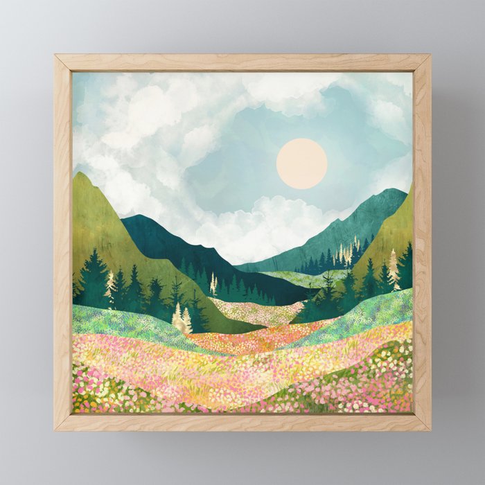Spring Flower Vista Mini Art Print Gallery Image 1