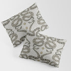 celestial snakes silver Pillow Sham Gallery Image 3