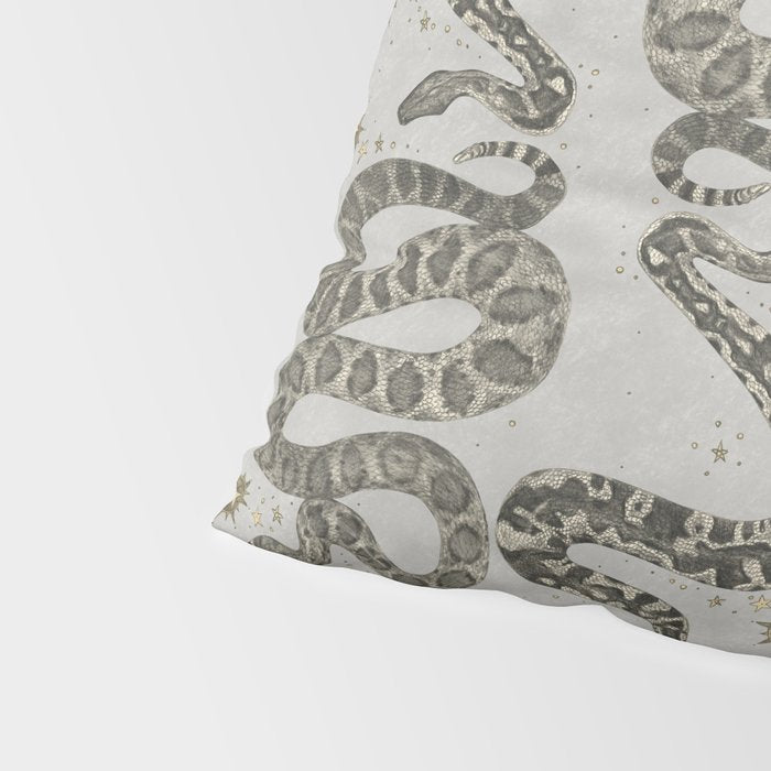 celestial snakes silver Pillow Sham Gallery Image 4