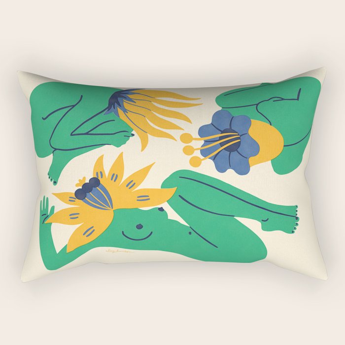 Bloomers Rectangular Pillow Gallery Image 2